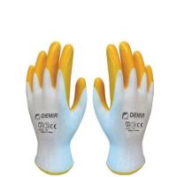 DEMİR D.007 Sarı Nitril İş Eldiveni – 360 Çift 1 Koli