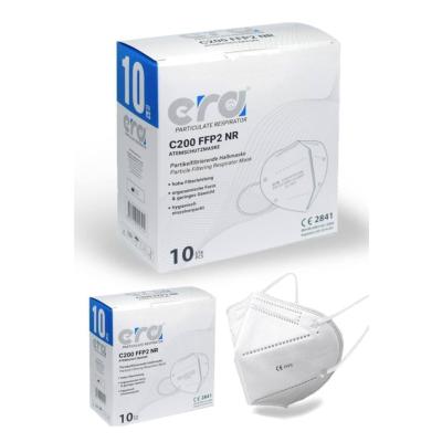 ERA C-200 FFP2 Ventilsiz Solunum Maskesi 10 Adet