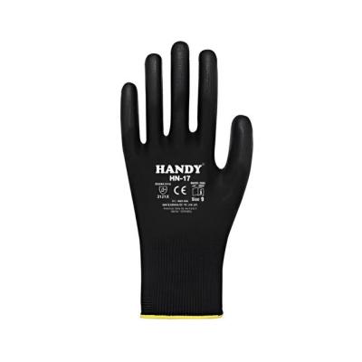 HanDY Job Plus HN-17 PU Siyah İş Eldiveni